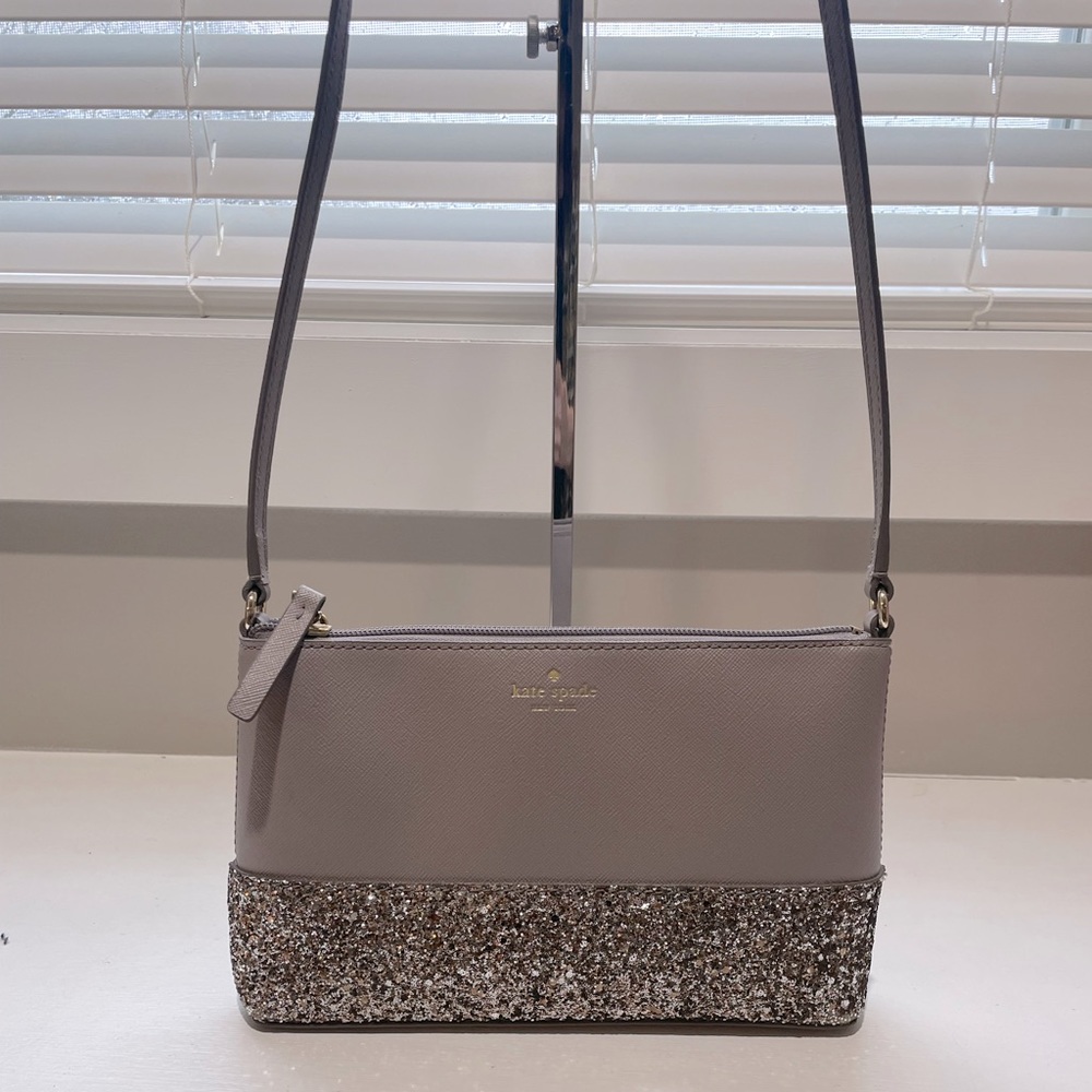 Kate spade glitter crossbody